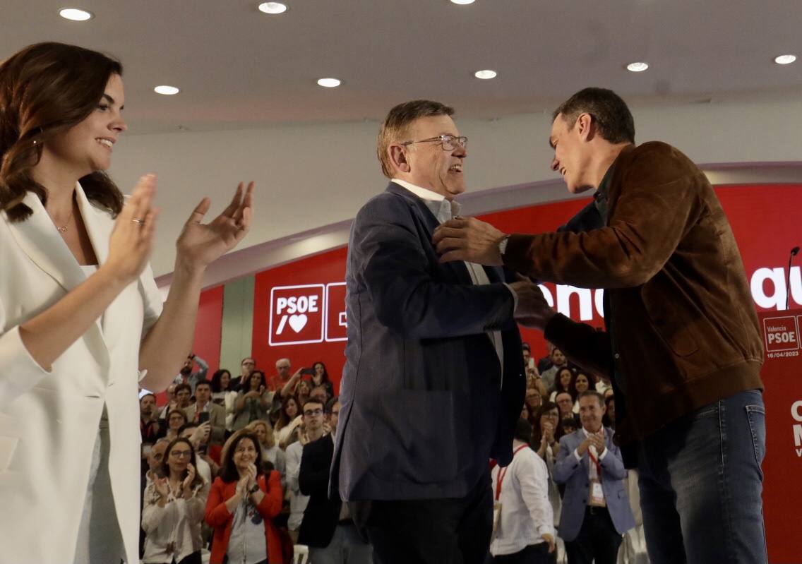 Pedro Sánchez visita Valencia con motivo de la conferencia municipal del PSOE