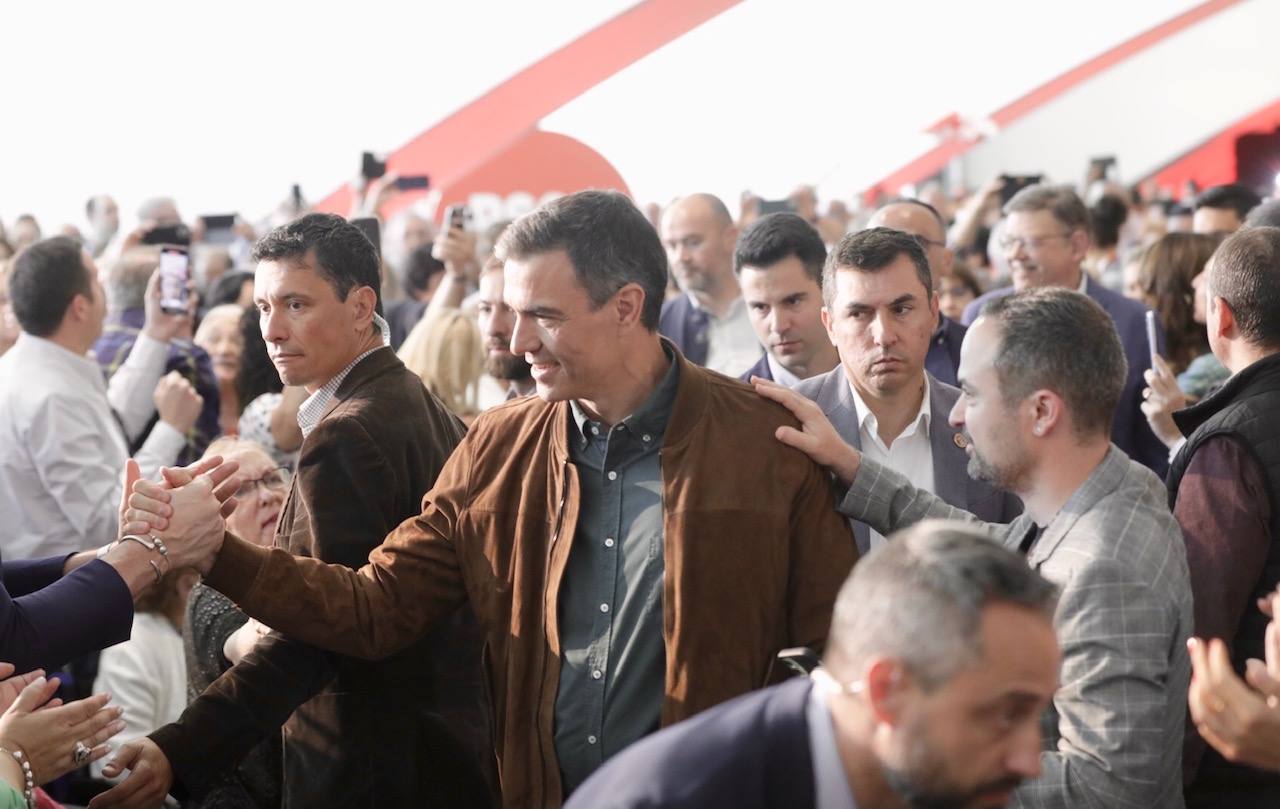 Pedro Sánchez visita Valencia con motivo de la conferencia municipal del PSOE