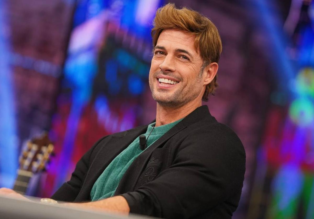 El actor y productor cubano William Levy, este lunes, en 'El Hormiguero'.