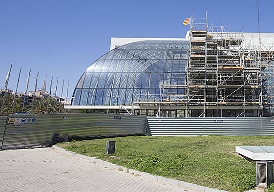 El Palau de la Música está en la actualidad inmerso en la rehabilitación del auditorio.