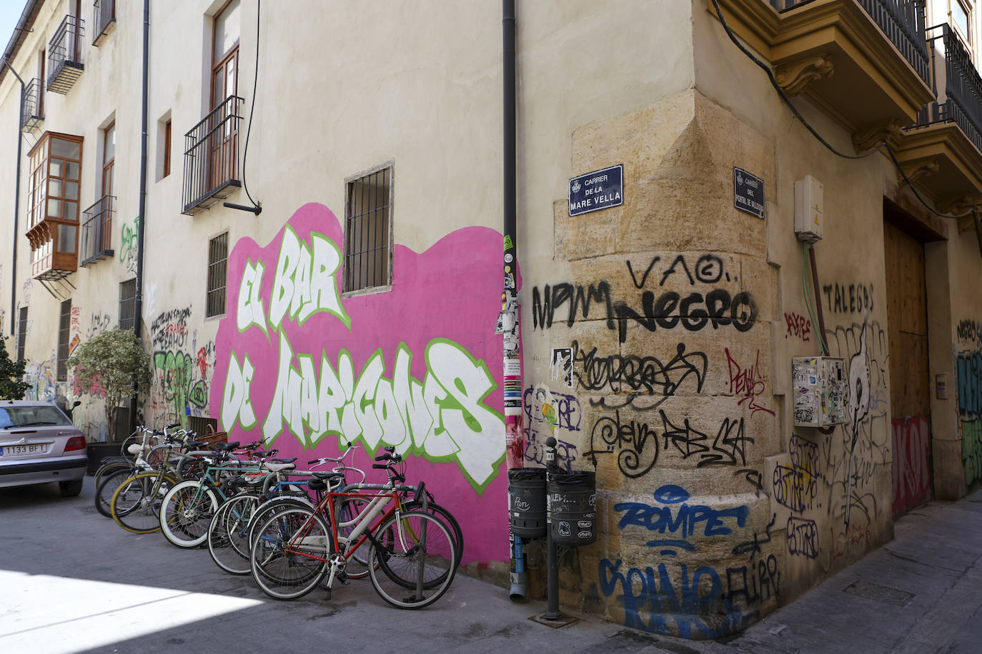 Los grafitis en el barrio de El Carmen