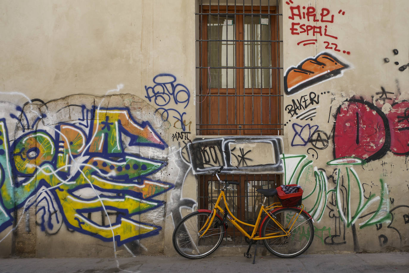 Los grafitis en el barrio de El Carmen