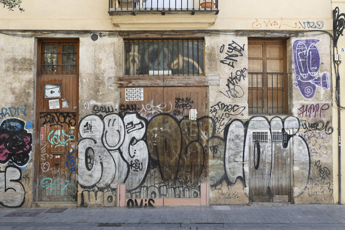 Los grafitis en el barrio de El Carmen