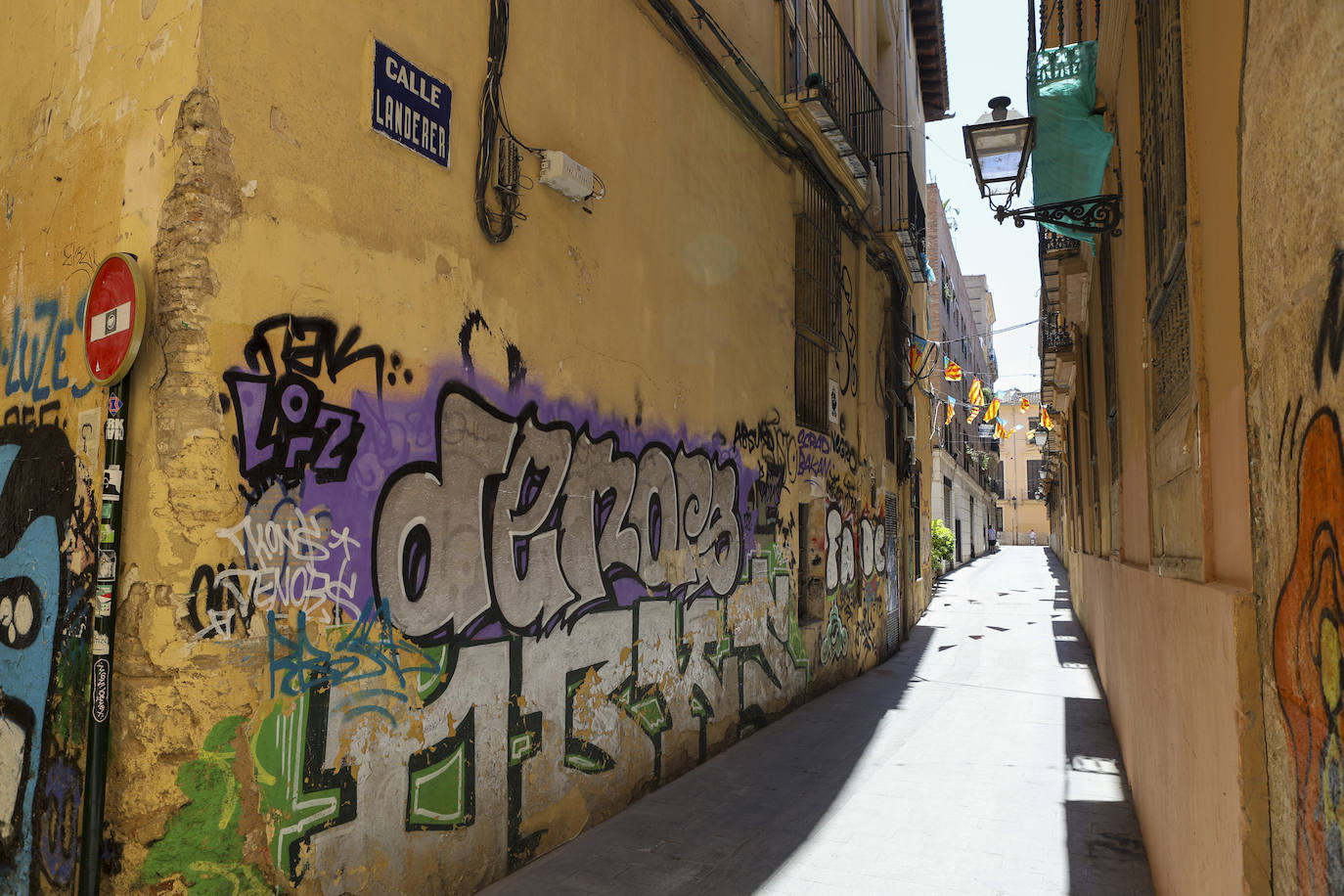 Los grafitis en el barrio de El Carmen