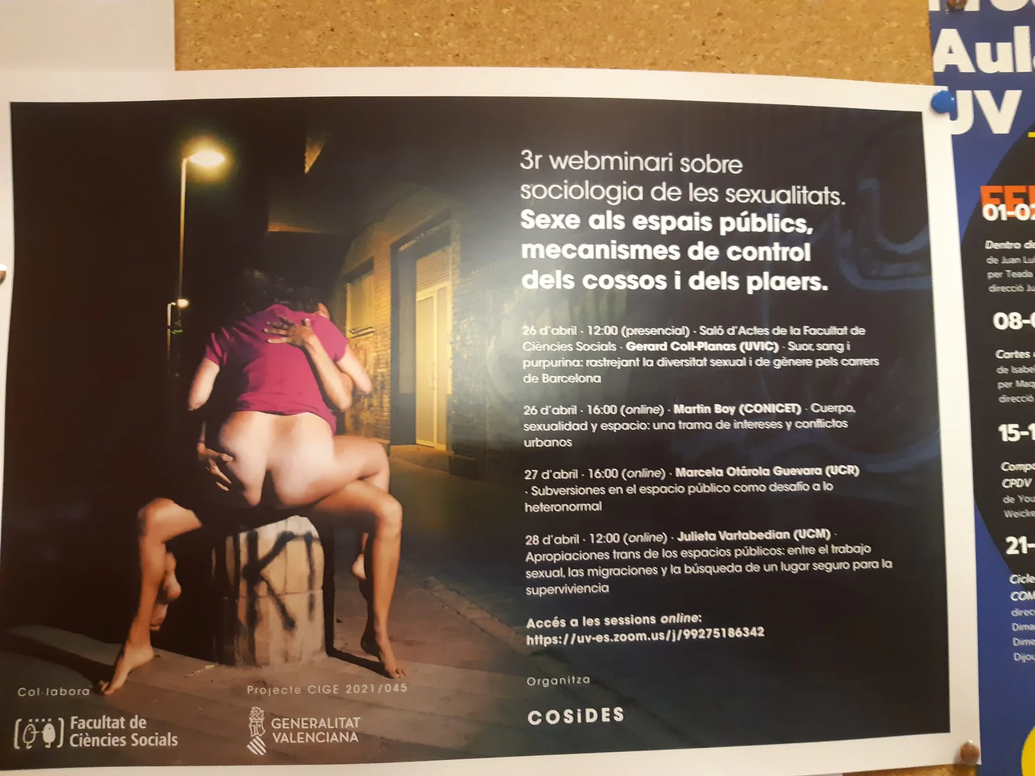Sexo en público Sexo en «calles, baños y entre personas anónimas» el seminario que la Universitat paga con una ayuda del Consell Las Provincias