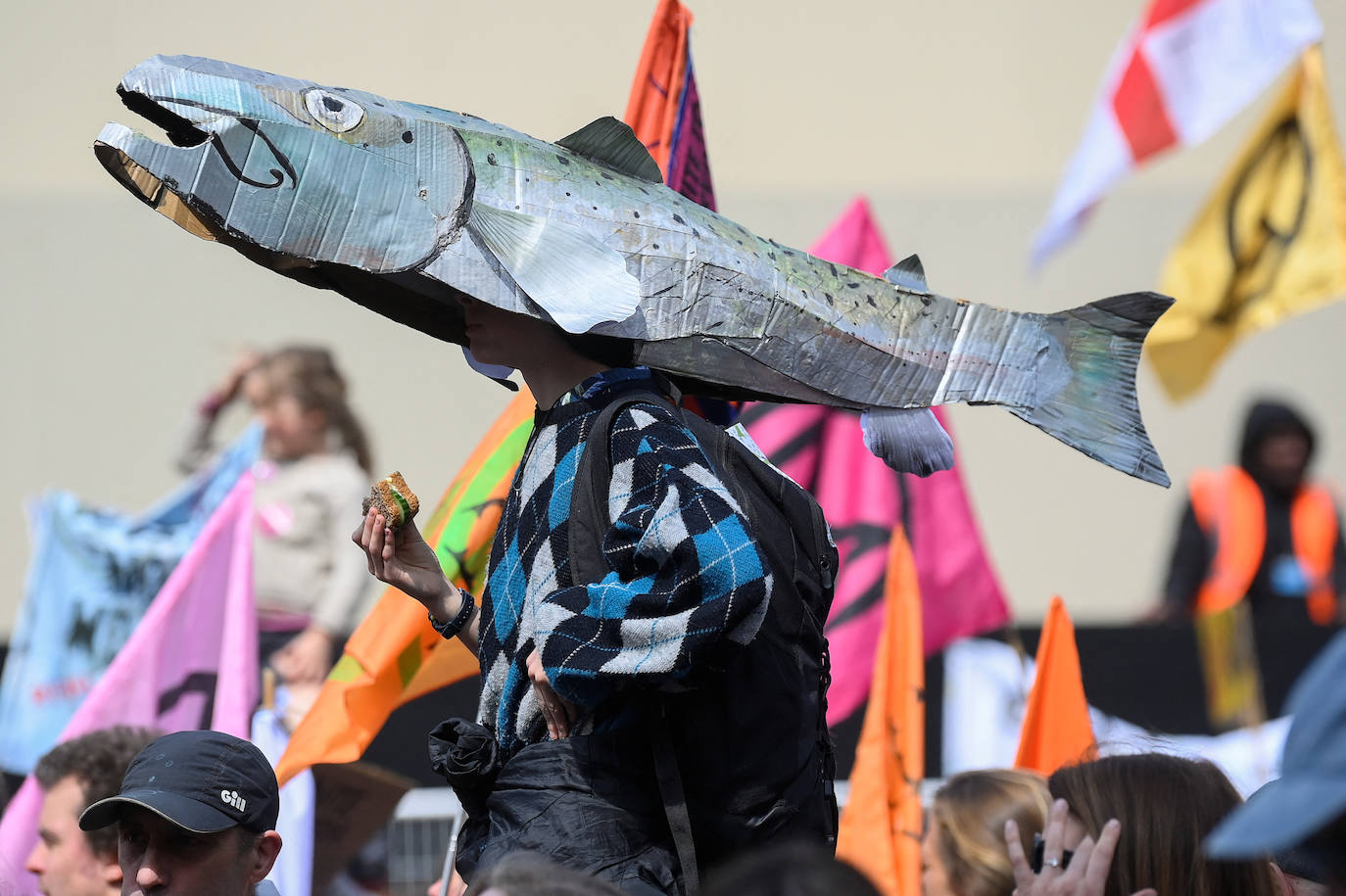 Marcha ecologista en Londres contra el cambio climático