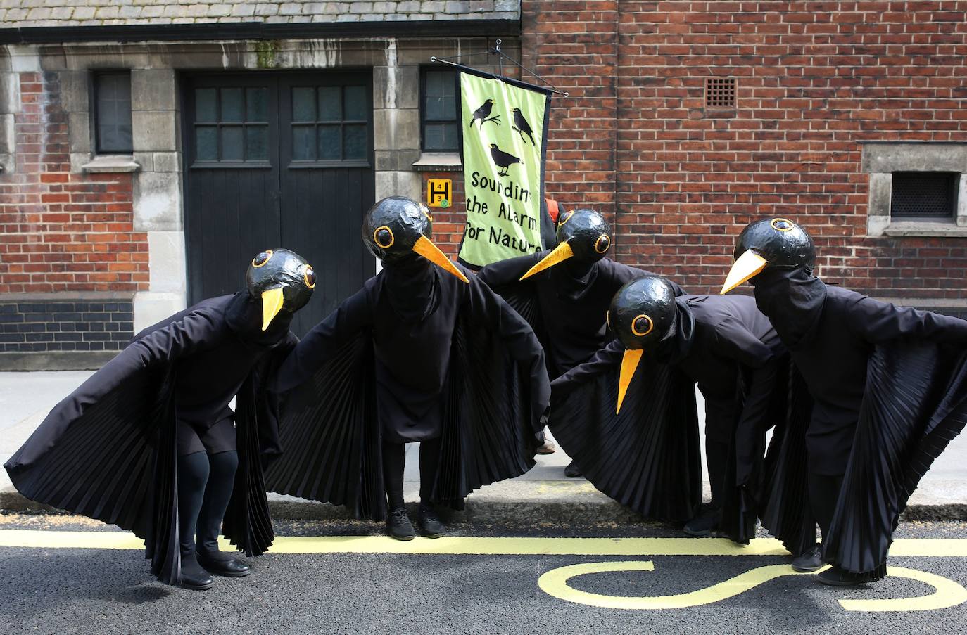 Marcha ecologista en Londres contra el cambio climático