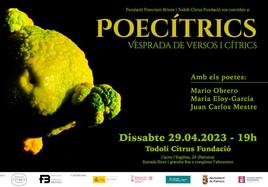 Poecítrics, un festival de poesía en el huerto botánico El Bartolí