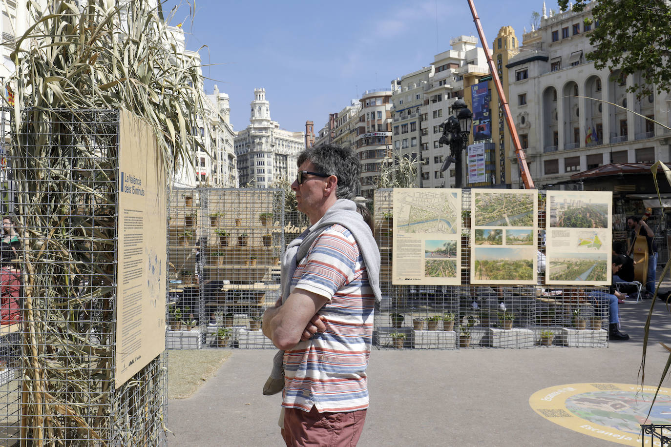 Exposición de &#039;La Valentina&#039; en la plaza del Ayuntamiento de Valencia