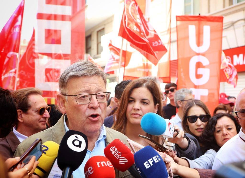 Así ha transcurrido la manifestación del 1 de mayo en Valencia