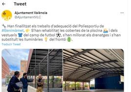 Uno de los tuits retirados, publicado la pasada semana.