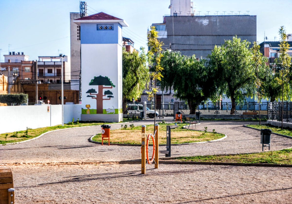 Parque canino en Carlet.