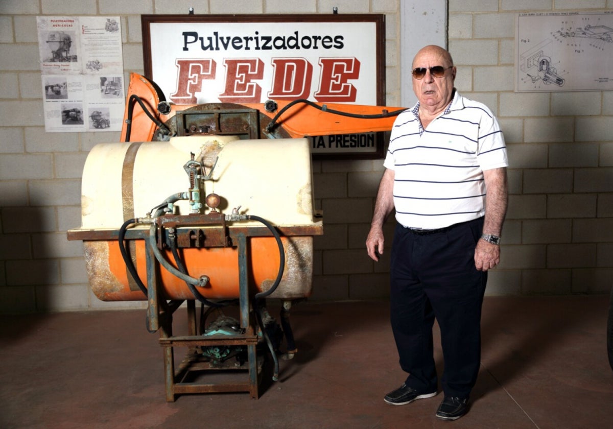 Federico Pérez Español, fundador de Pulverizadores Fede.