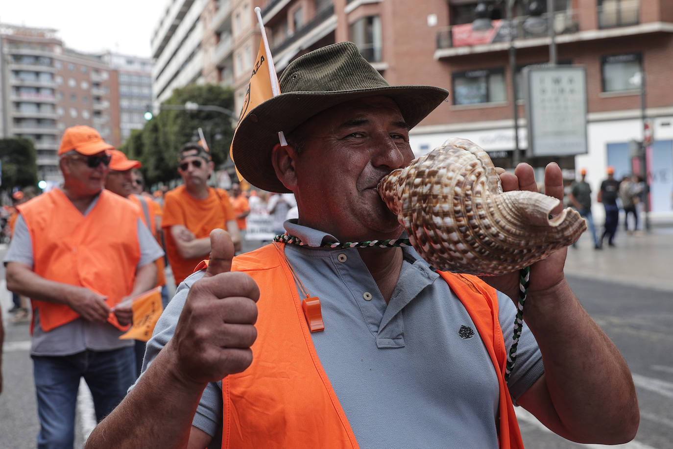 Así ha sido la manifestación en defensa de la caza celebrada en Valencia