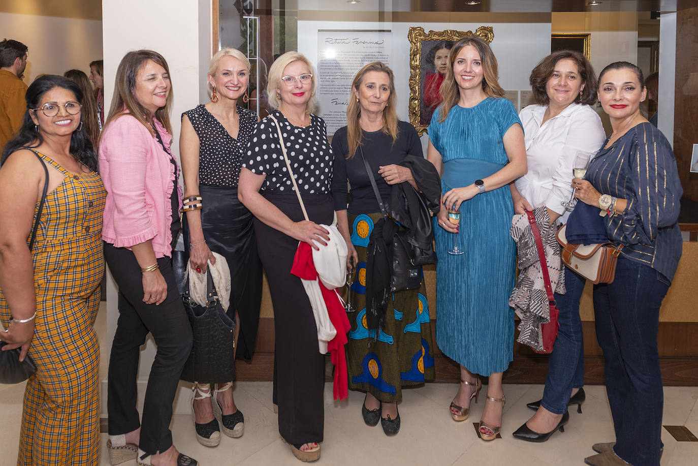 Myriam Soley, Pilar Izquierdo, María José Sánchez, Amparo Turmo, Eva Blasco, Séfora Camazano y Susana Martínez.