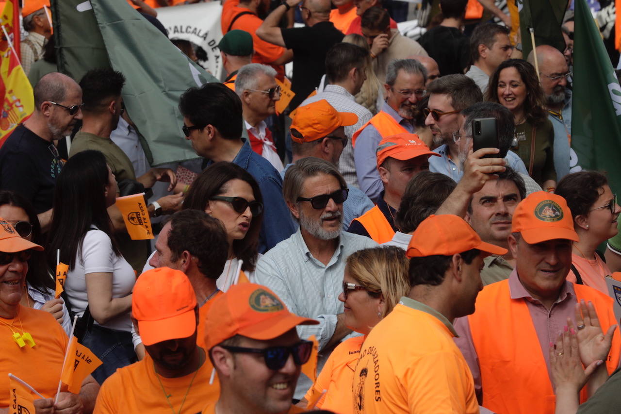 Así ha sido la manifestación en defensa de la caza celebrada en Valencia