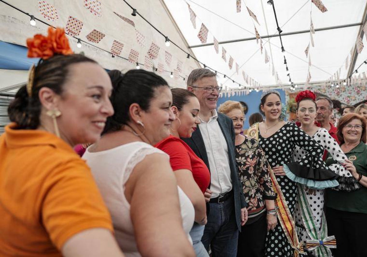 Puig asistió el domingo a la Feria Andaluza de Valencia