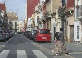 Una calle del barrio del Cabanyal, en una imagen reciente.