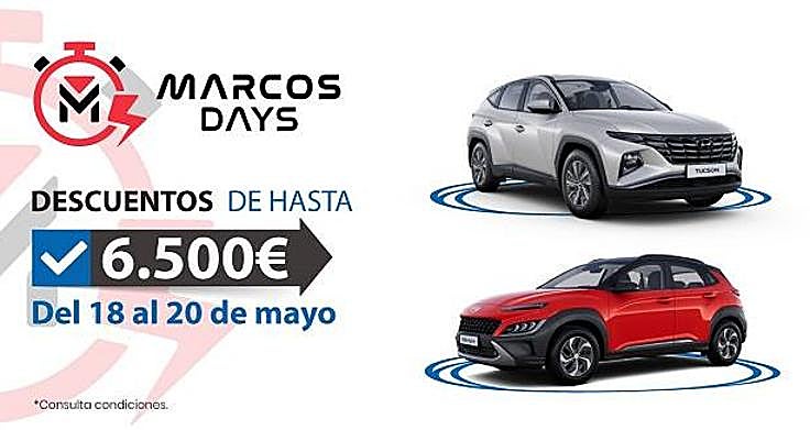 Imagen principal - Descuentos de hasta 6500 euros en vehículos durante los Marcos Days