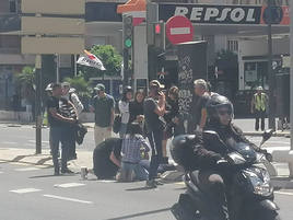 Atropello en la avenida Primado Reig de Valencia