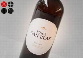 Vino dulce elaborado por la Finca San Blas, en Requena.