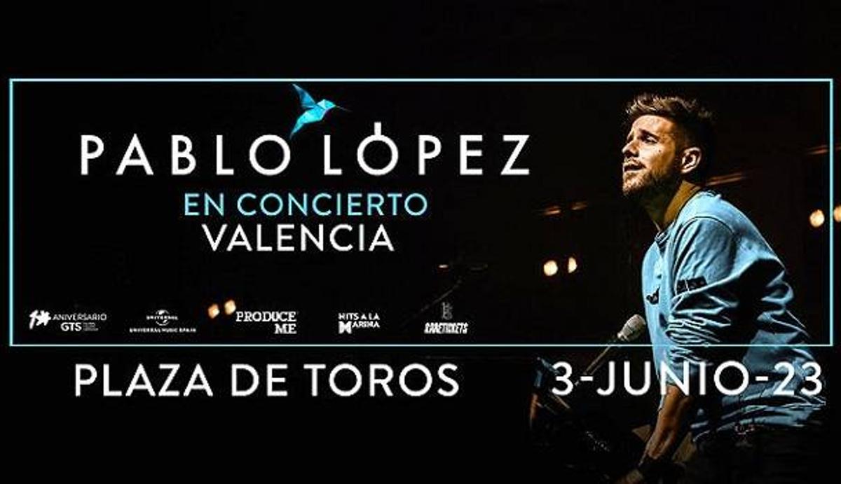 Consigue tus entradas para el concierto de Pablo López con un 30% de descuento