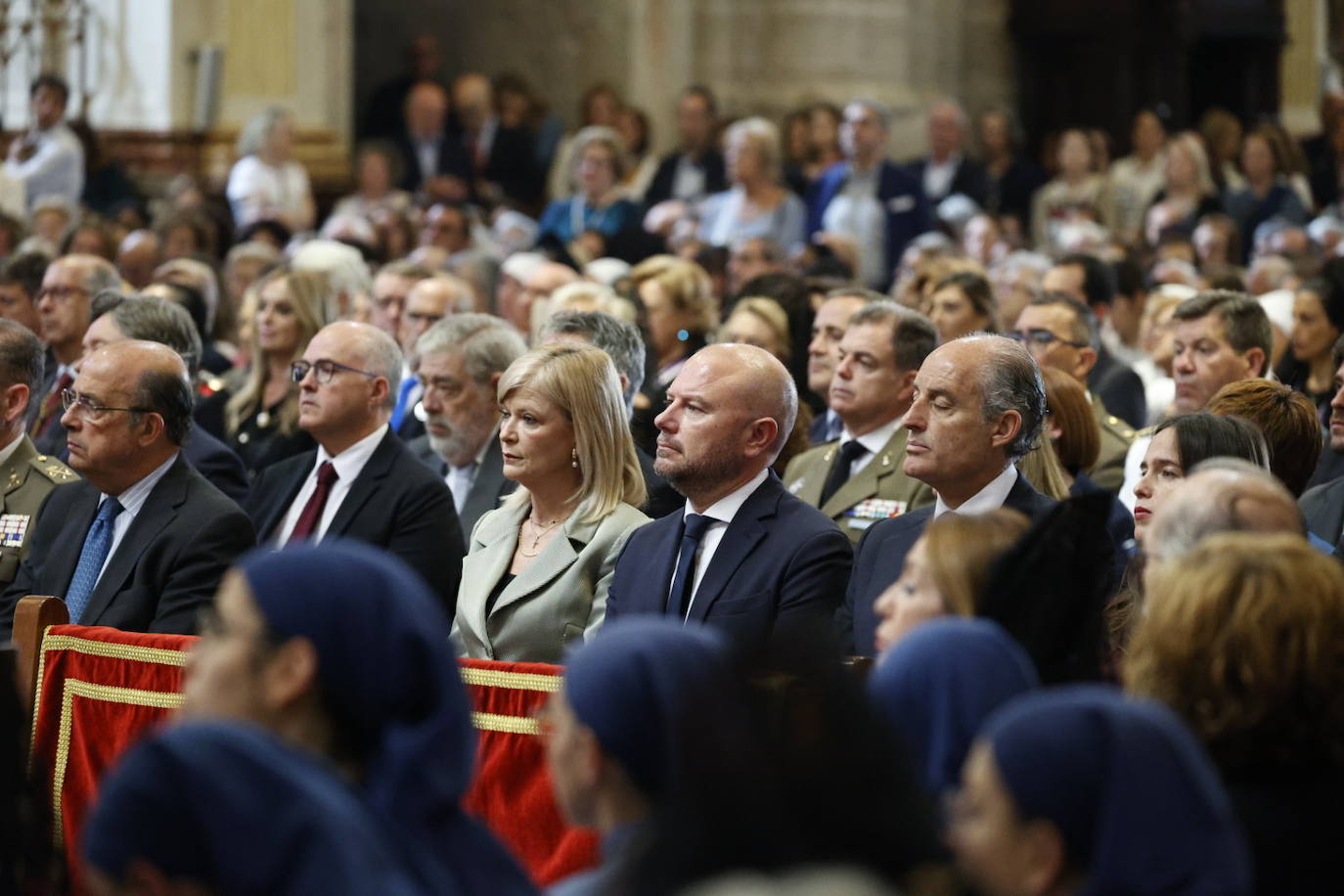 La Catedral de Valencia en la celebración de la misa solemne del centenario de la coronación