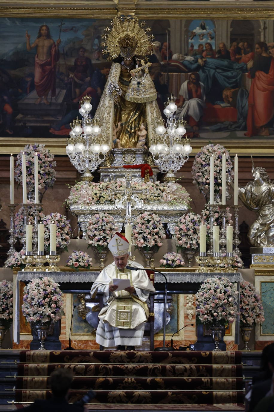 La Catedral de Valencia en la celebración de la misa solemne del centenario de la coronación