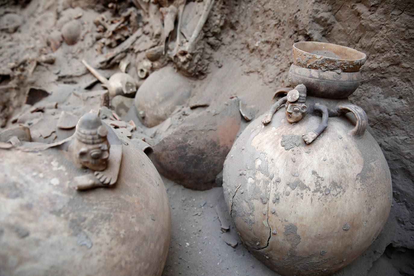 Hallazgo arqueológico en Perú: hallan momias preincaicas que tienen entre 1.000 y 1.200 años de antigüedad