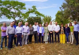 Los candidatos populares de la Marina Alta con Carlos Mazón.