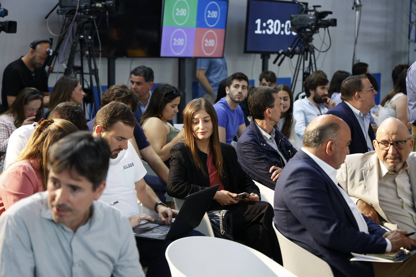 Los candidatos a presidir la Generalitat en el debate clave de LAS PROVINCIAS