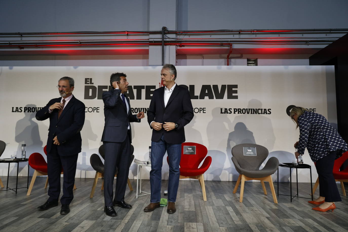 Los candidatos a presidir la Generalitat en el debate clave de LAS PROVINCIAS