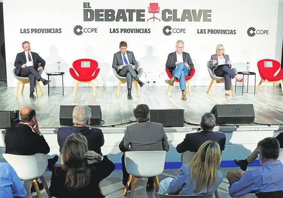 Debate clave entre los candidatos a la Generalitat Valenciana en LAS PROVINCIAS