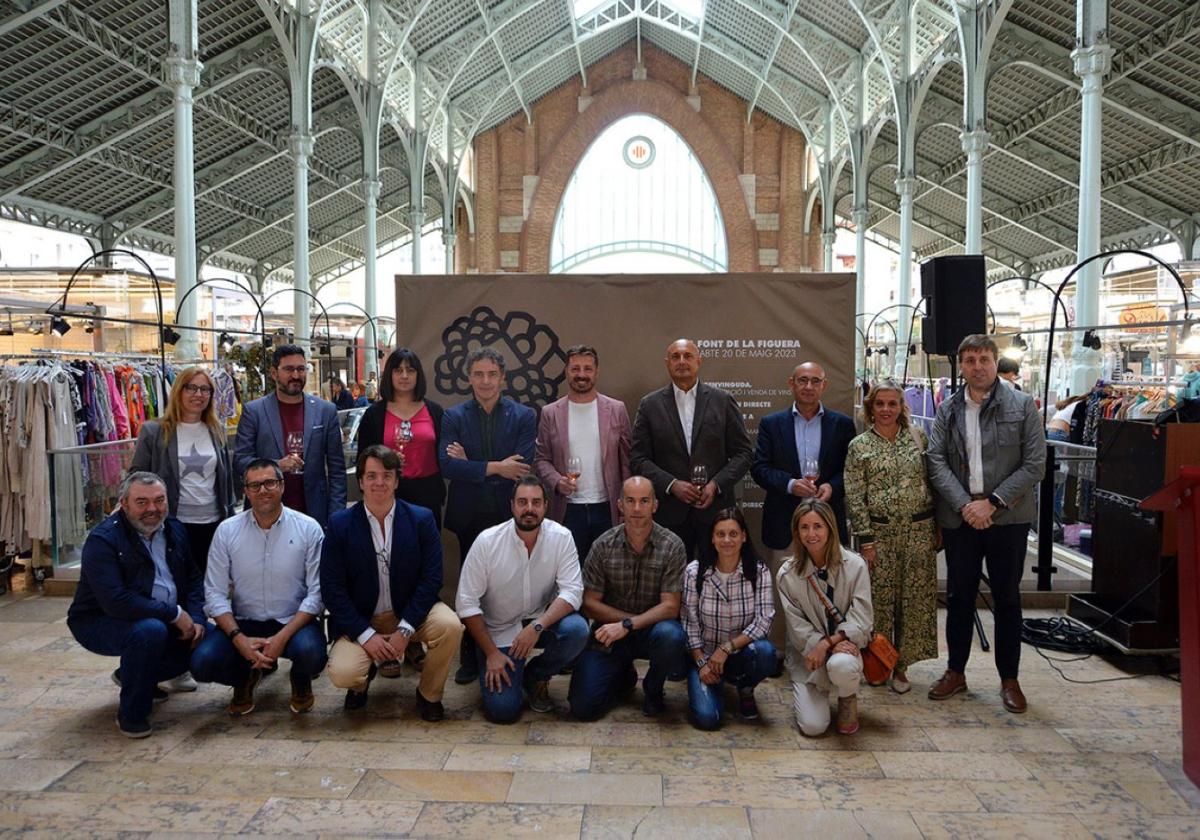 Participantes en la presentación en el Mercado de Colón.