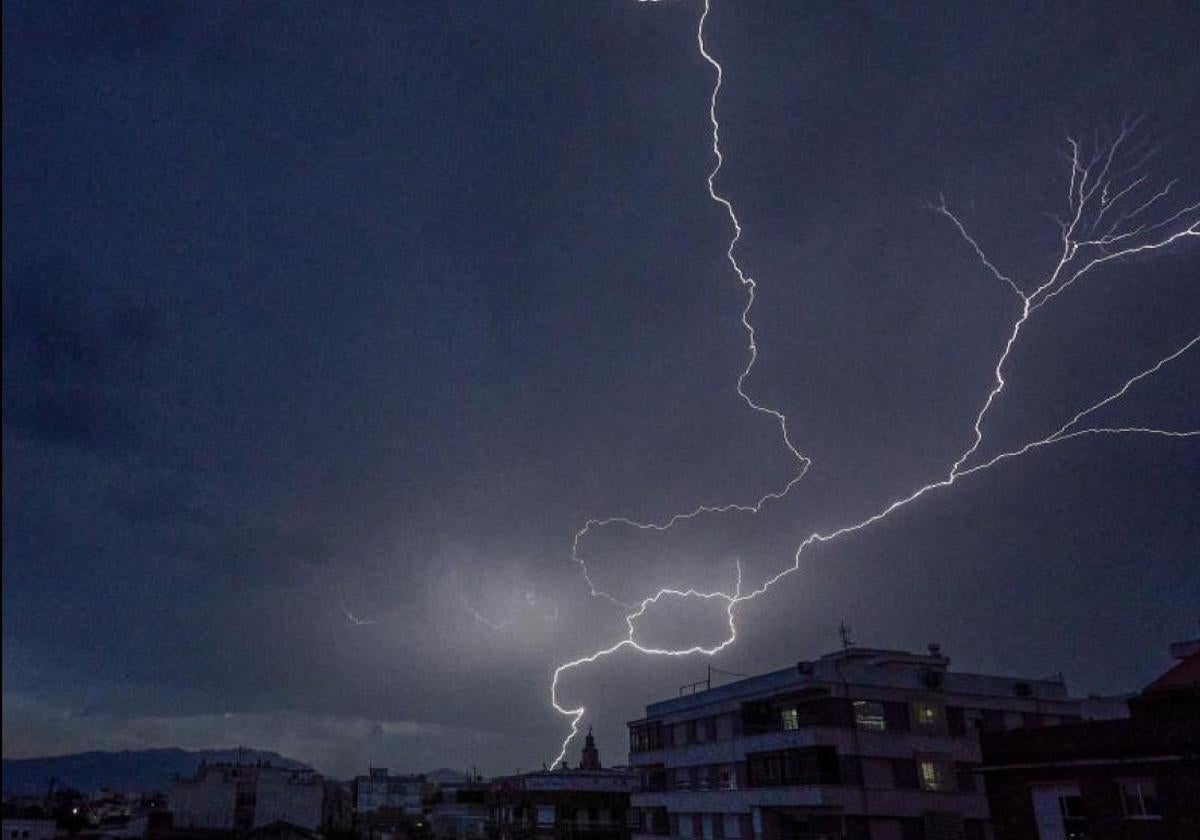 Tormentas en Valencia.