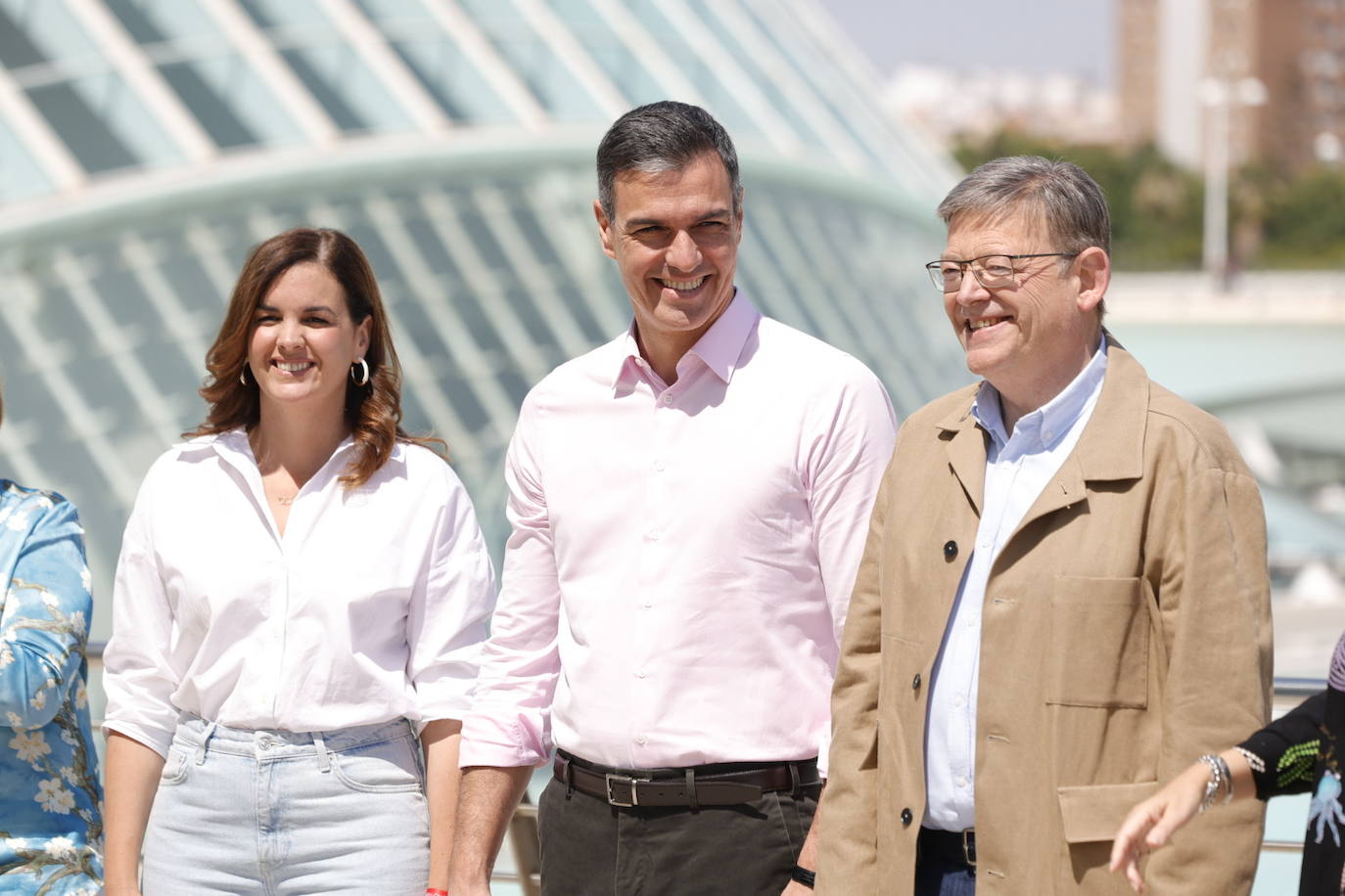 Fotos del mitin de Pedro Sánchez en Valencia antes del 28-M