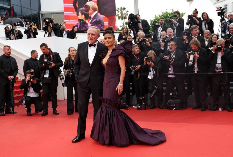 Francois Henri-Pinault y Salma Hayek