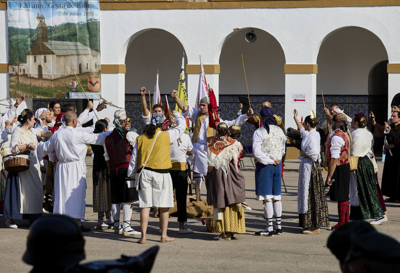 Recreaciones en vivo en el Museo Militar de Valencia