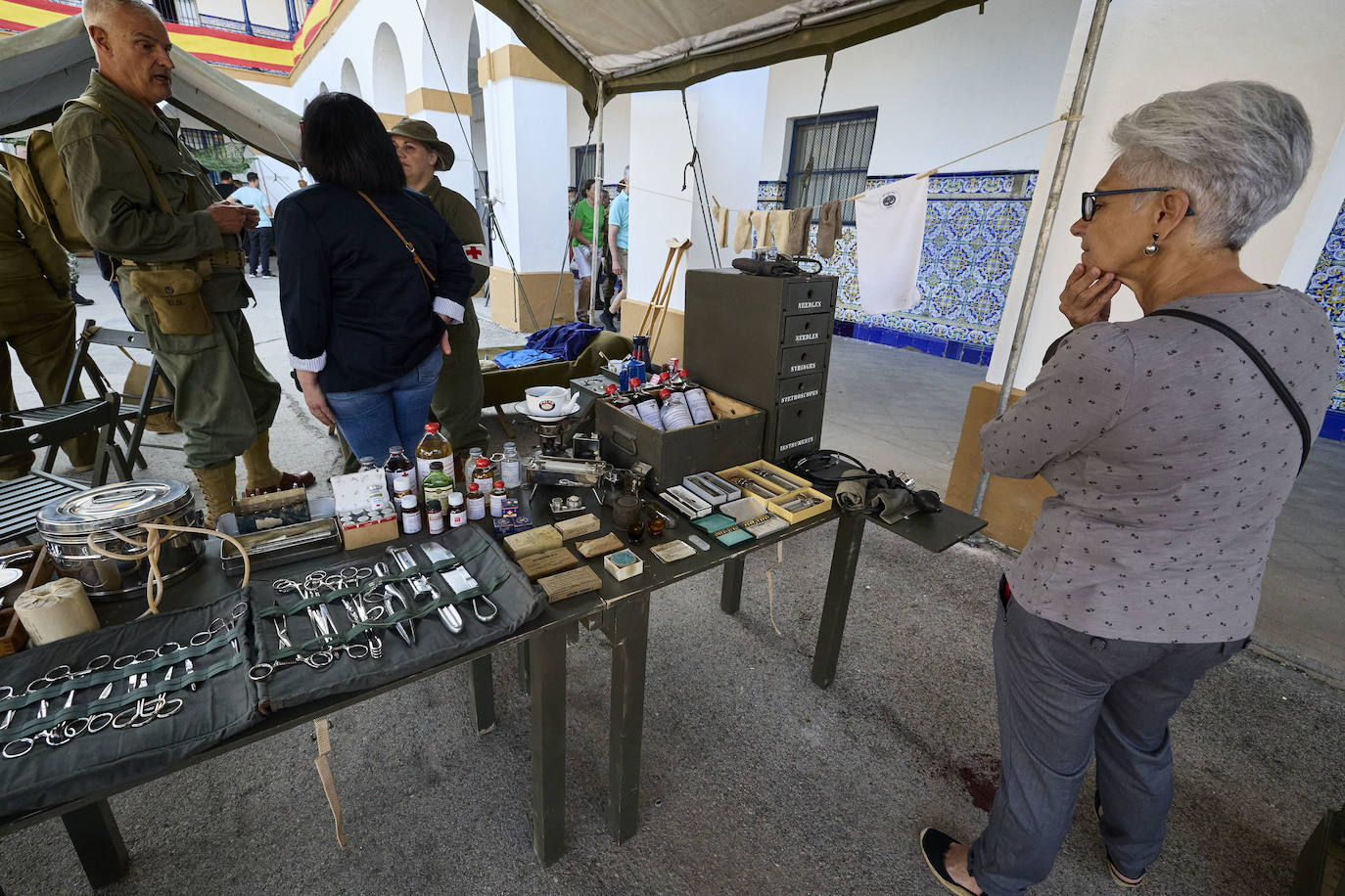 Recreaciones en vivo en el Museo Militar de Valencia