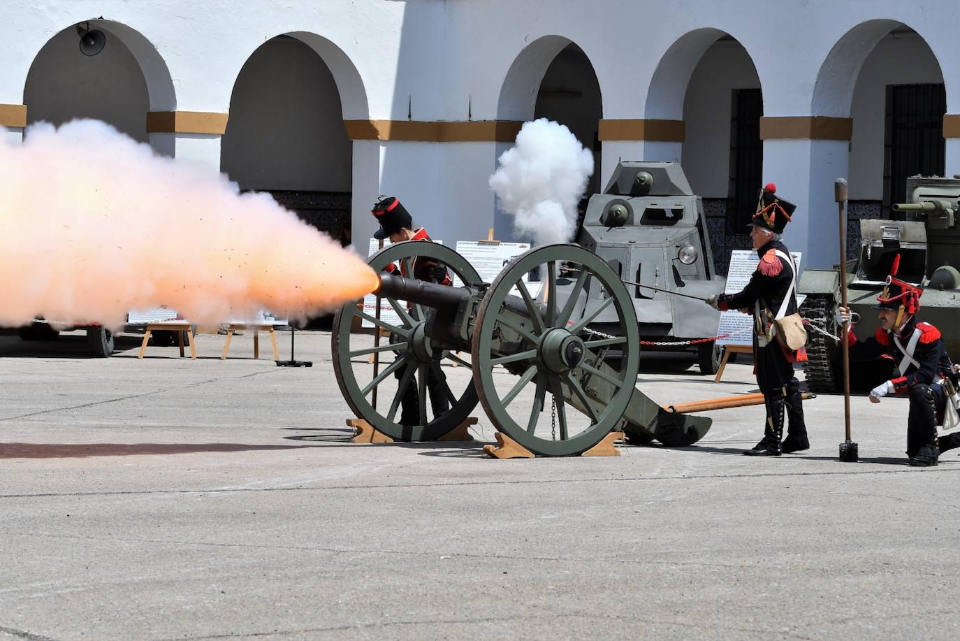 Recreaciones en vivo en el Museo Militar de Valencia