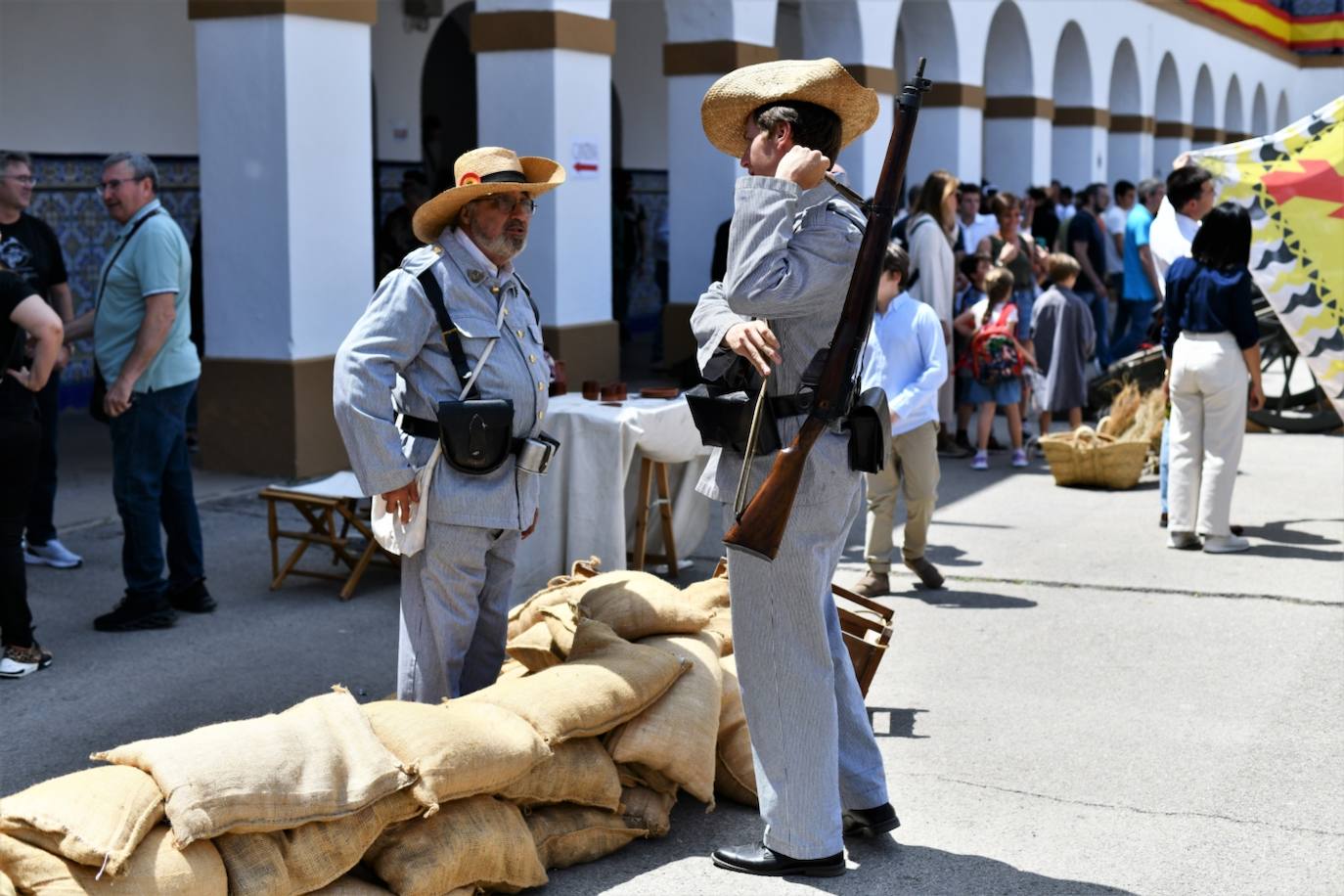 Recreaciones en vivo en el Museo Militar de Valencia