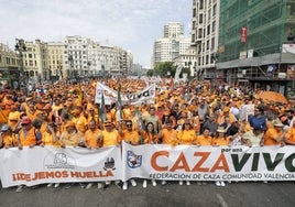 Cabecera de la manifestación el pasado 6 de mayo.