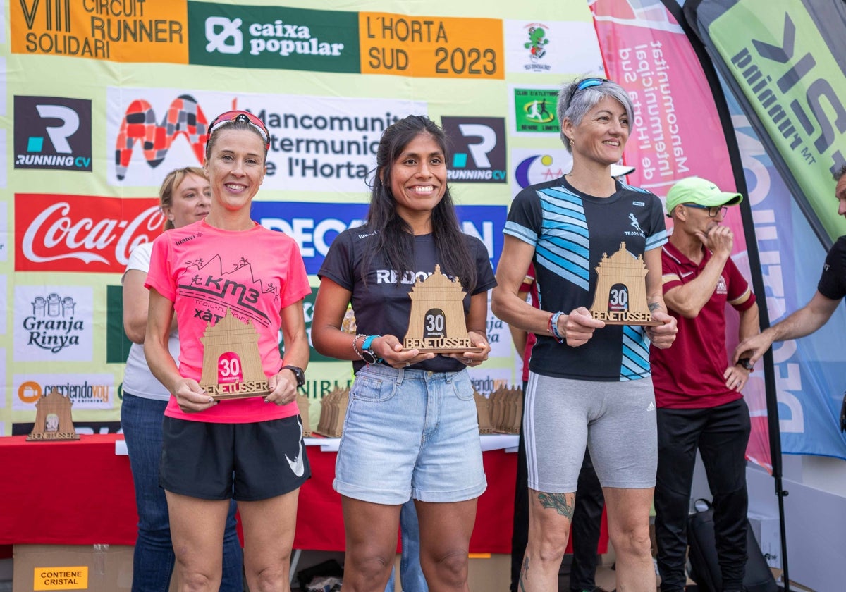 Podium femenino.