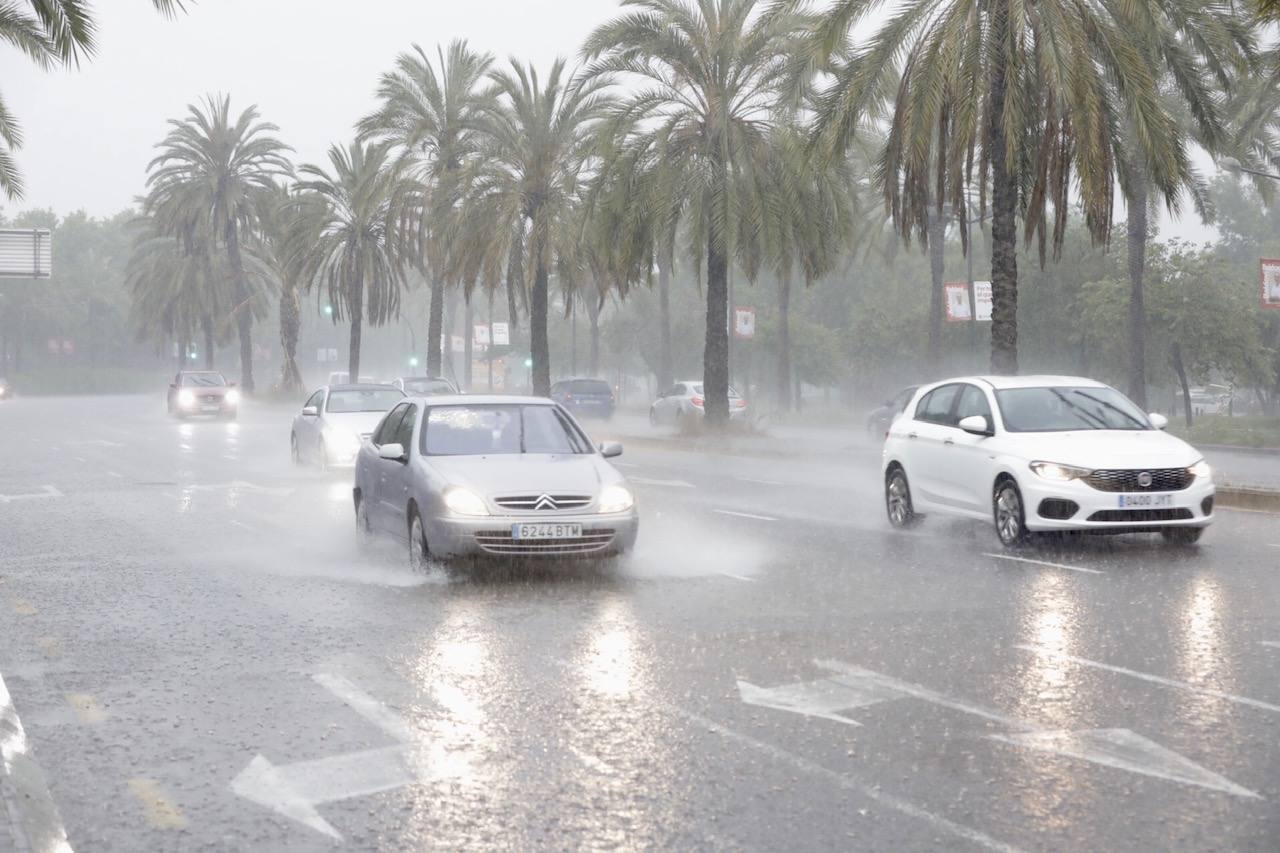 La DANA deja intensas lluvias en Valencia