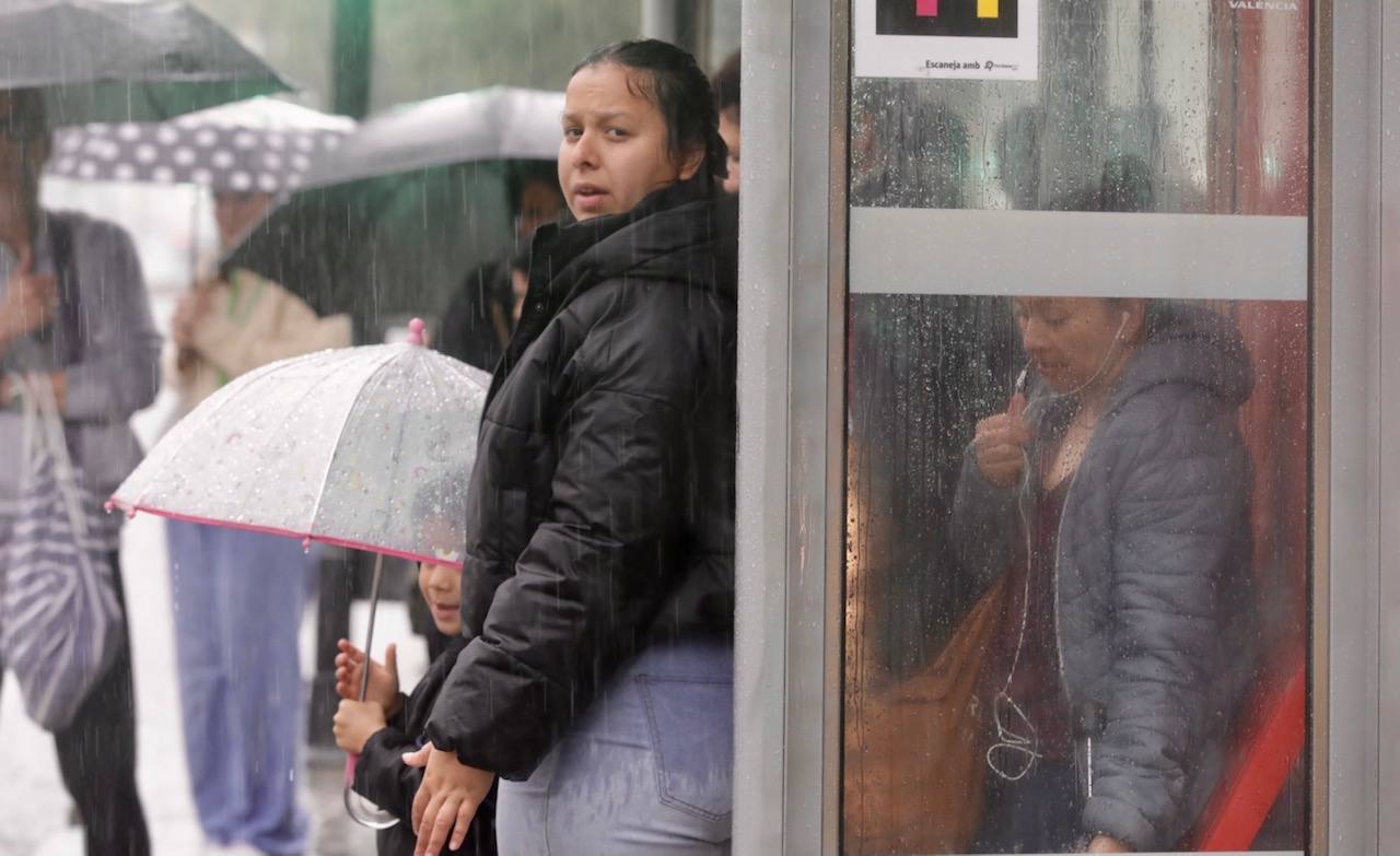 La DANA deja intensas lluvias en Valencia