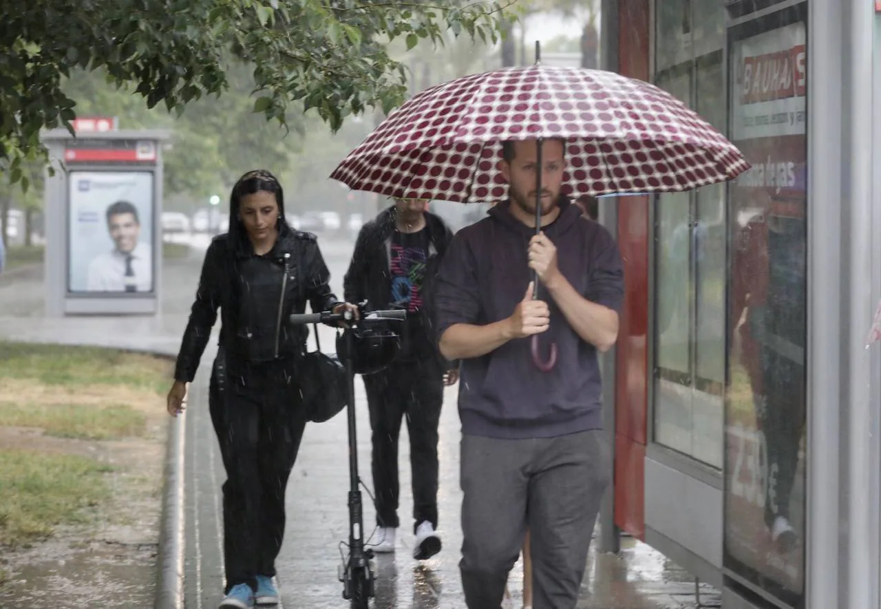 La DANA deja intensas lluvias en Valencia