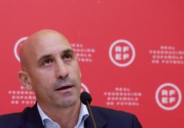 Luis Rubiales, presidente de la Real Federación Española de Fútbol.