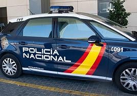 Un coche de la Policía Nacional.