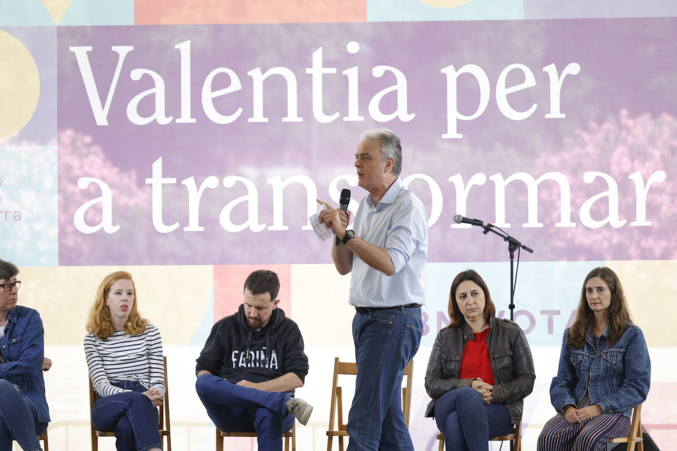 Pablo Iglesias acude al acto de Podemos en Valencia