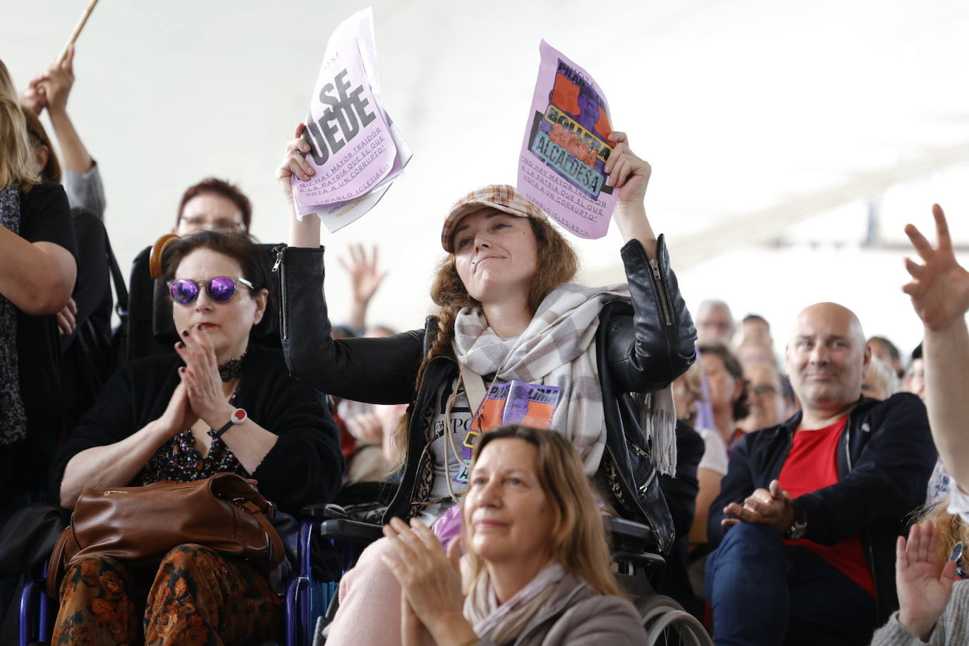 Pablo Iglesias acude al acto de Podemos en Valencia